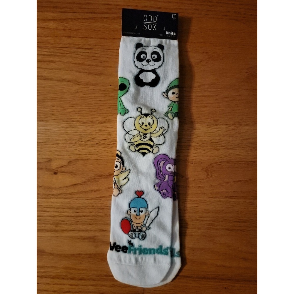 VEEFRIENDS Socks Multi Character White Veecon Merch VeeCon 2023